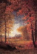 Albert Bierstadt Autumn in America, Oneida County oil